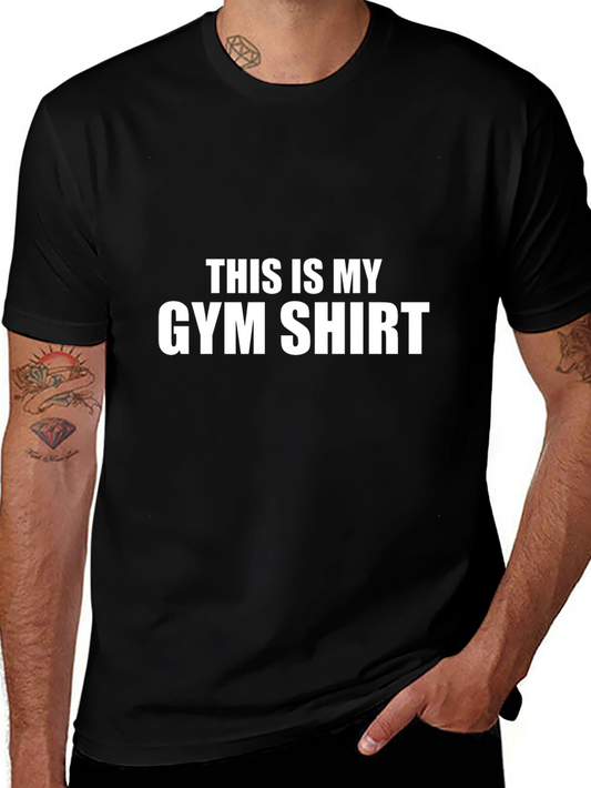 This Is My Gym Shirt - Mens Fitness Tee
