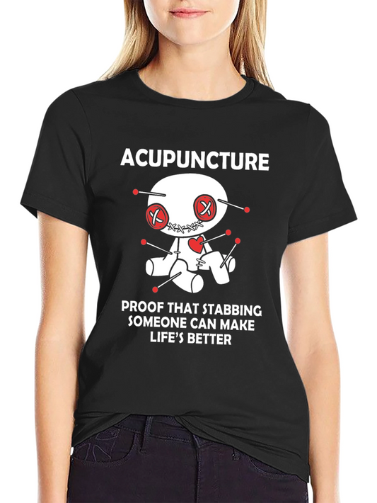 Acupuncture Voodoo Doll Humor T-Shirt