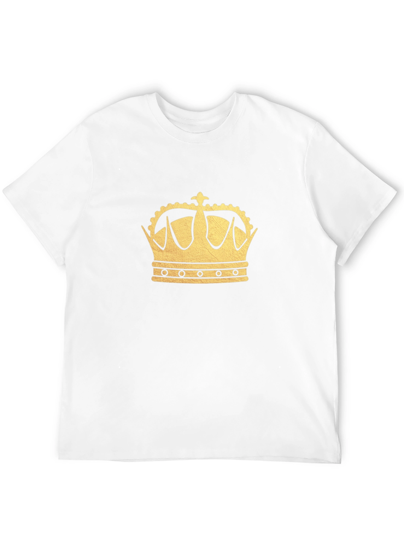 Gold Crown Graphic Black T-Shirt