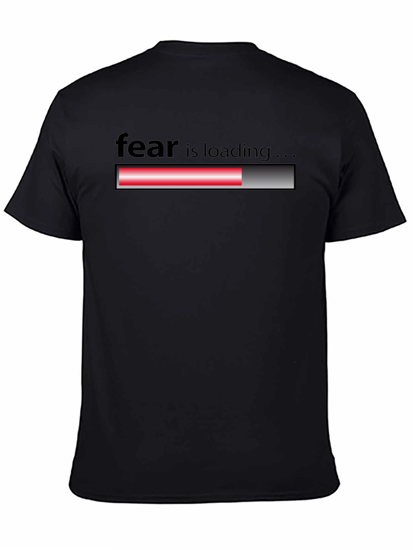 Fear Loading Black T-Shirt - Mens Graphic Tee