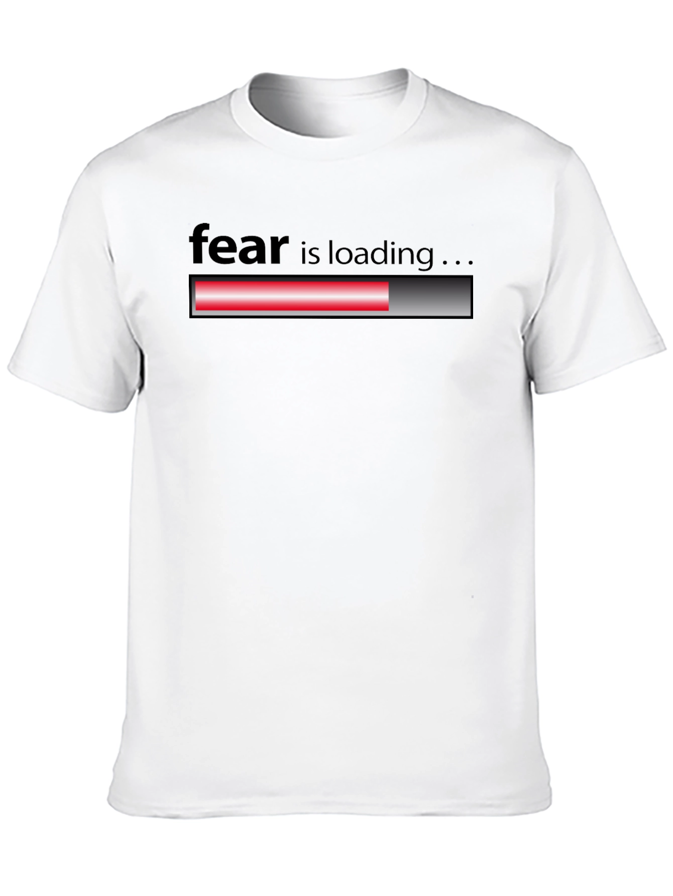 Fear Loading Black T-Shirt - Mens Graphic Tee
