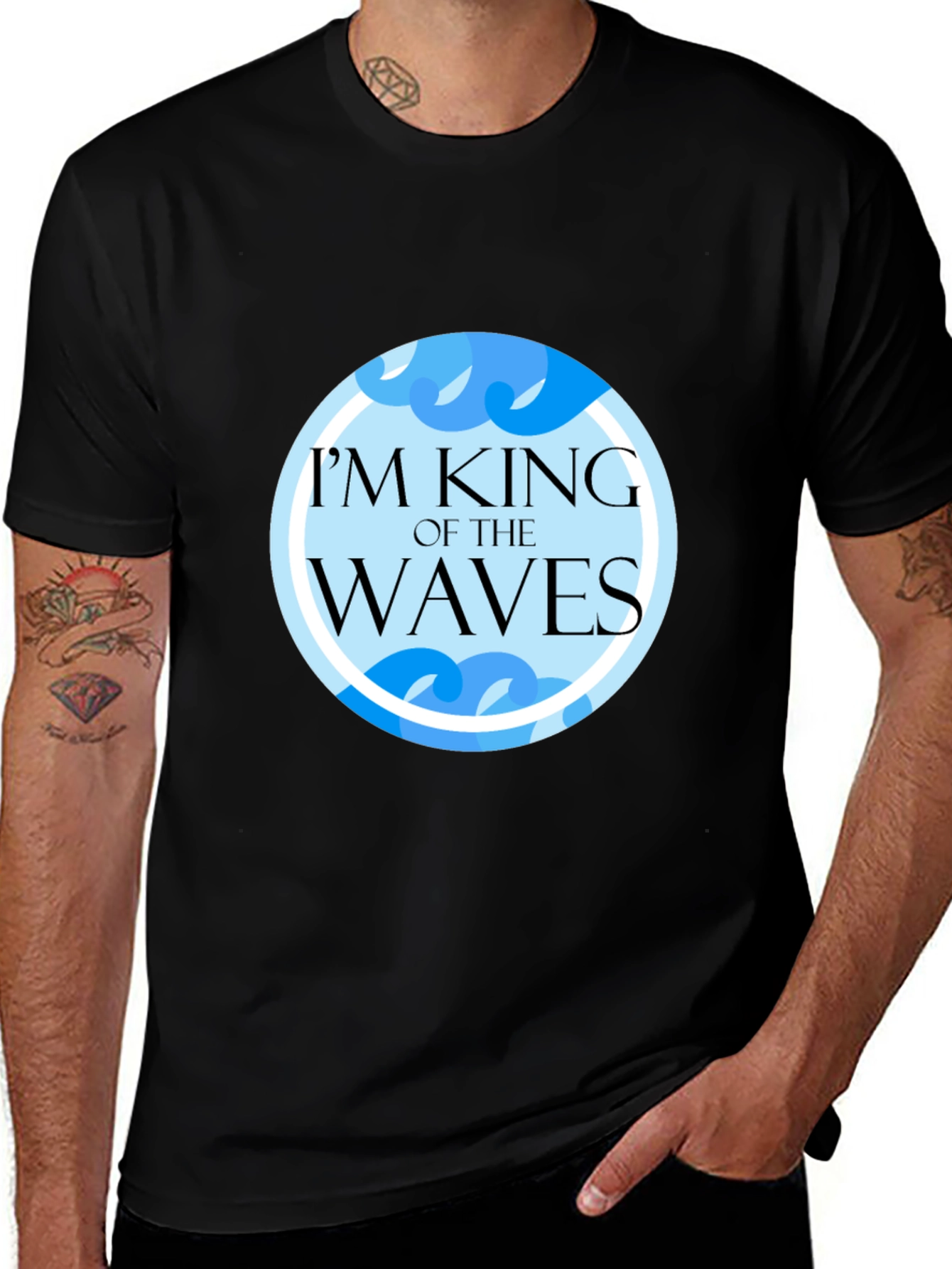 Im King of the Waves Graphic Tee