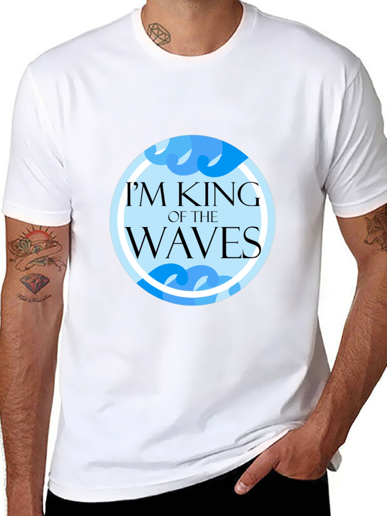 Im King of the Waves Graphic Tee