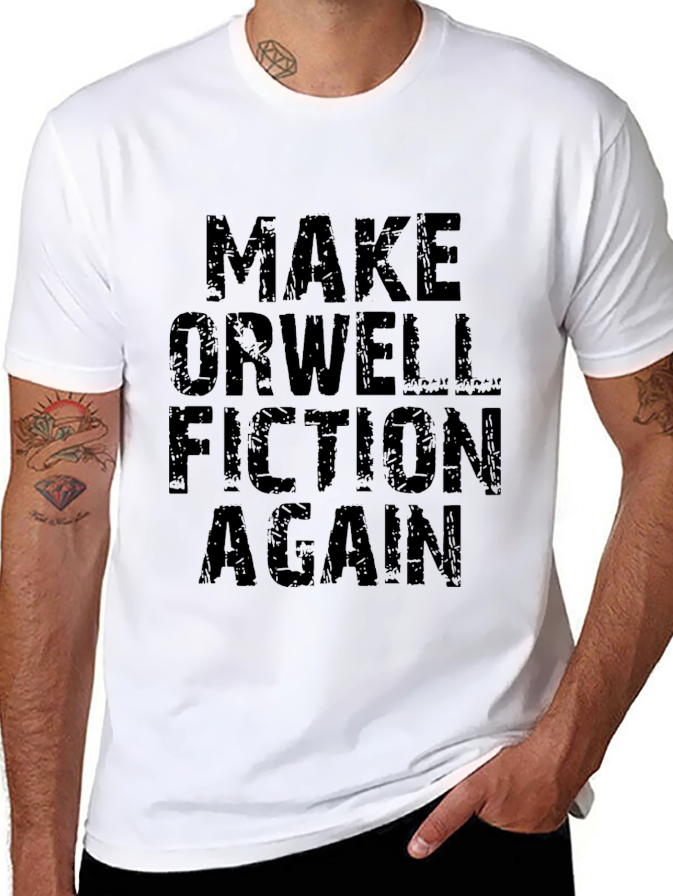 Make Orwell Fiction Again Graphic Tee