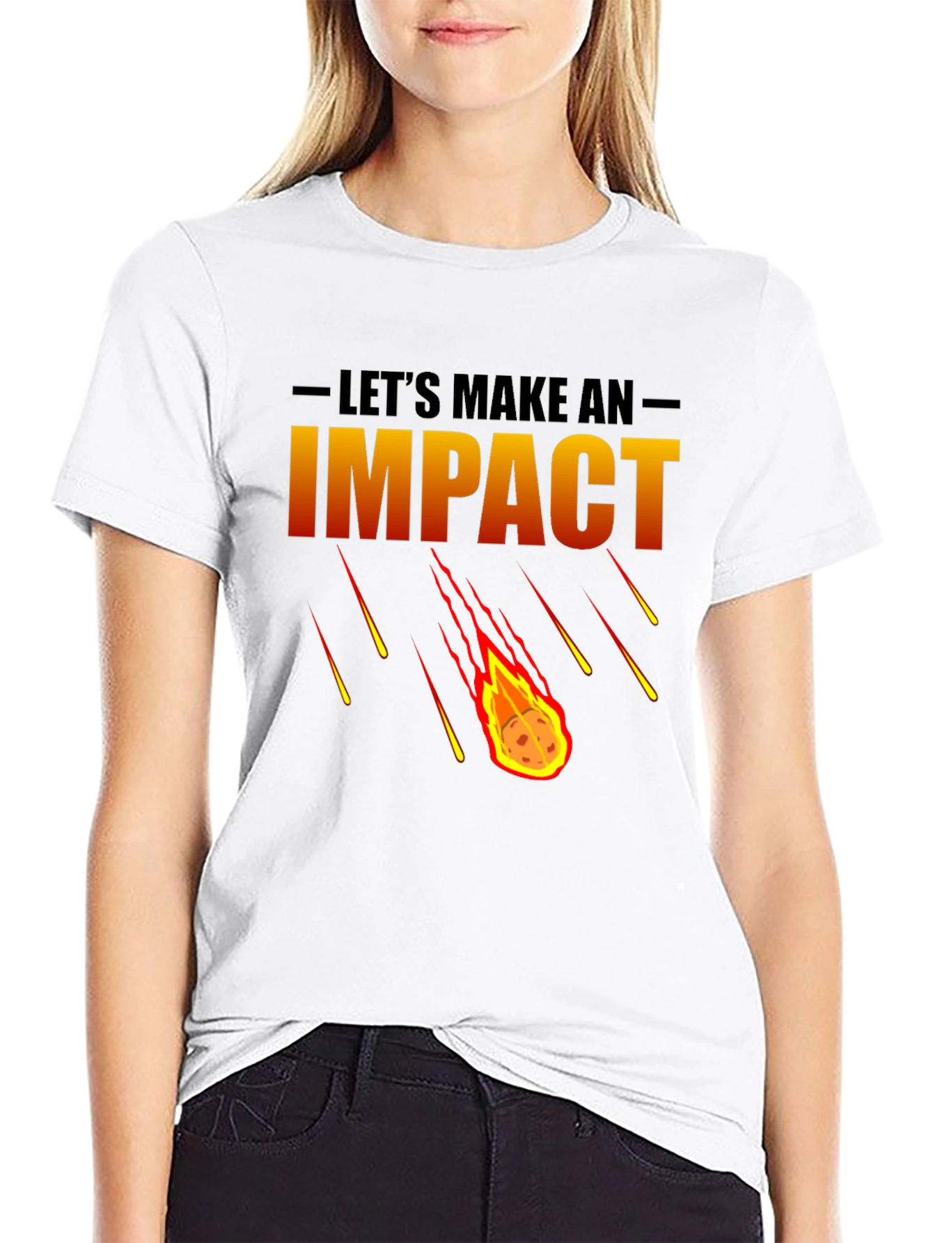 Lets Make an Impact Graphic T-Shirt