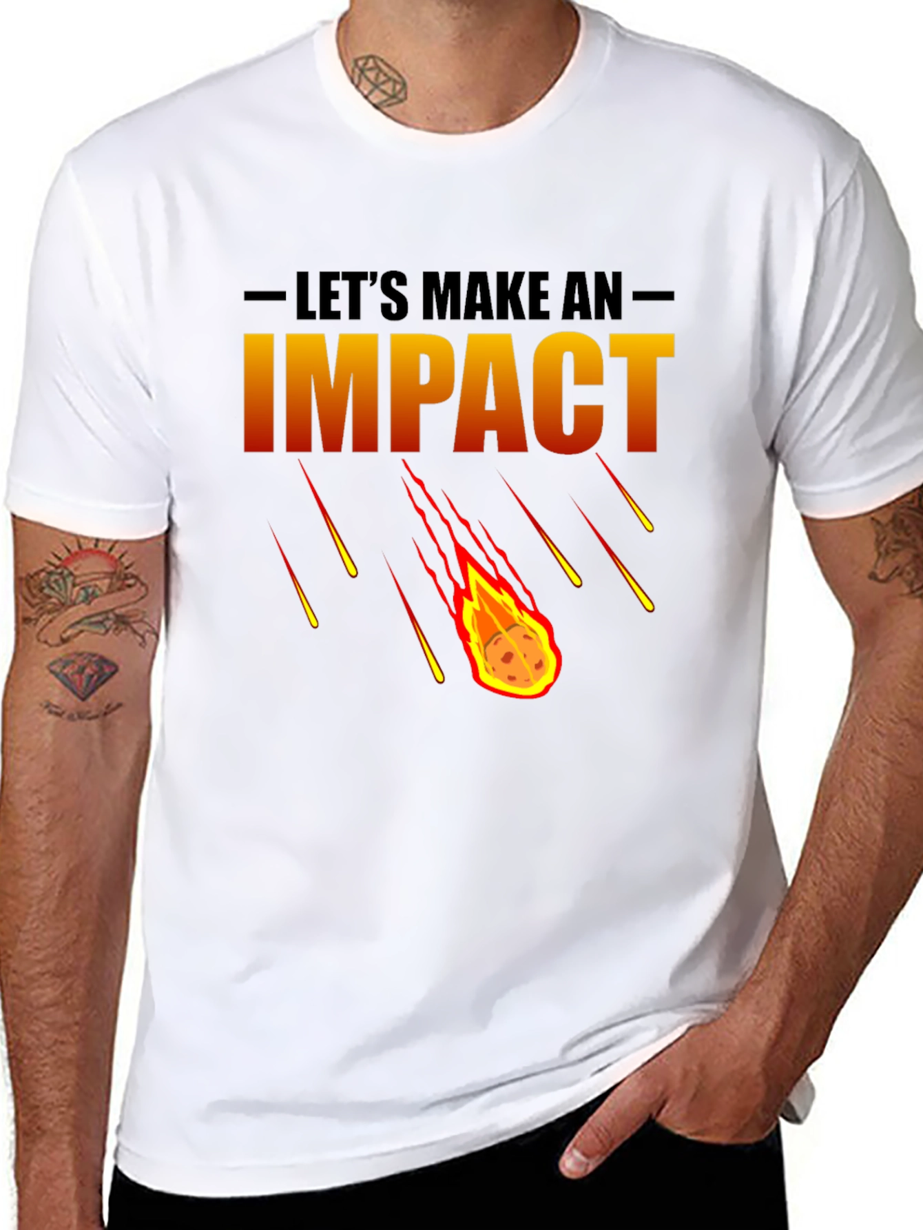 Lets Make an Impact Graphic T-Shirt