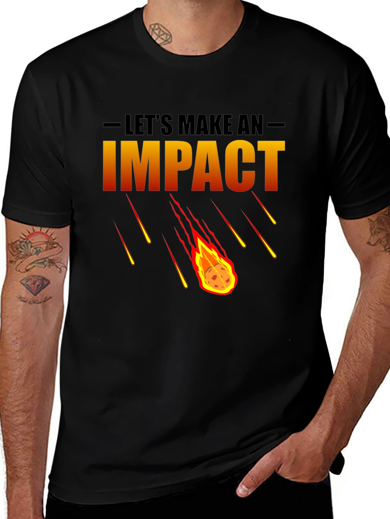 Lets Make an Impact Graphic T-Shirt
