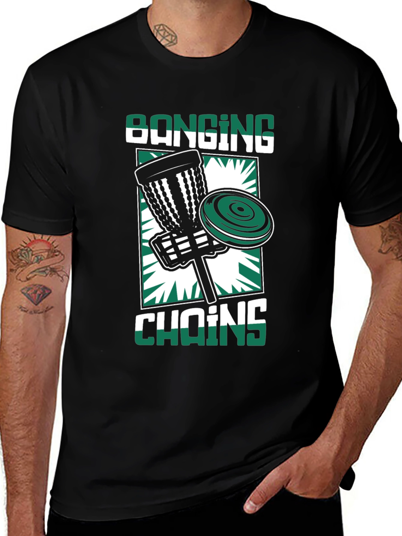 Banging Chains Disc Golf T-Shirt