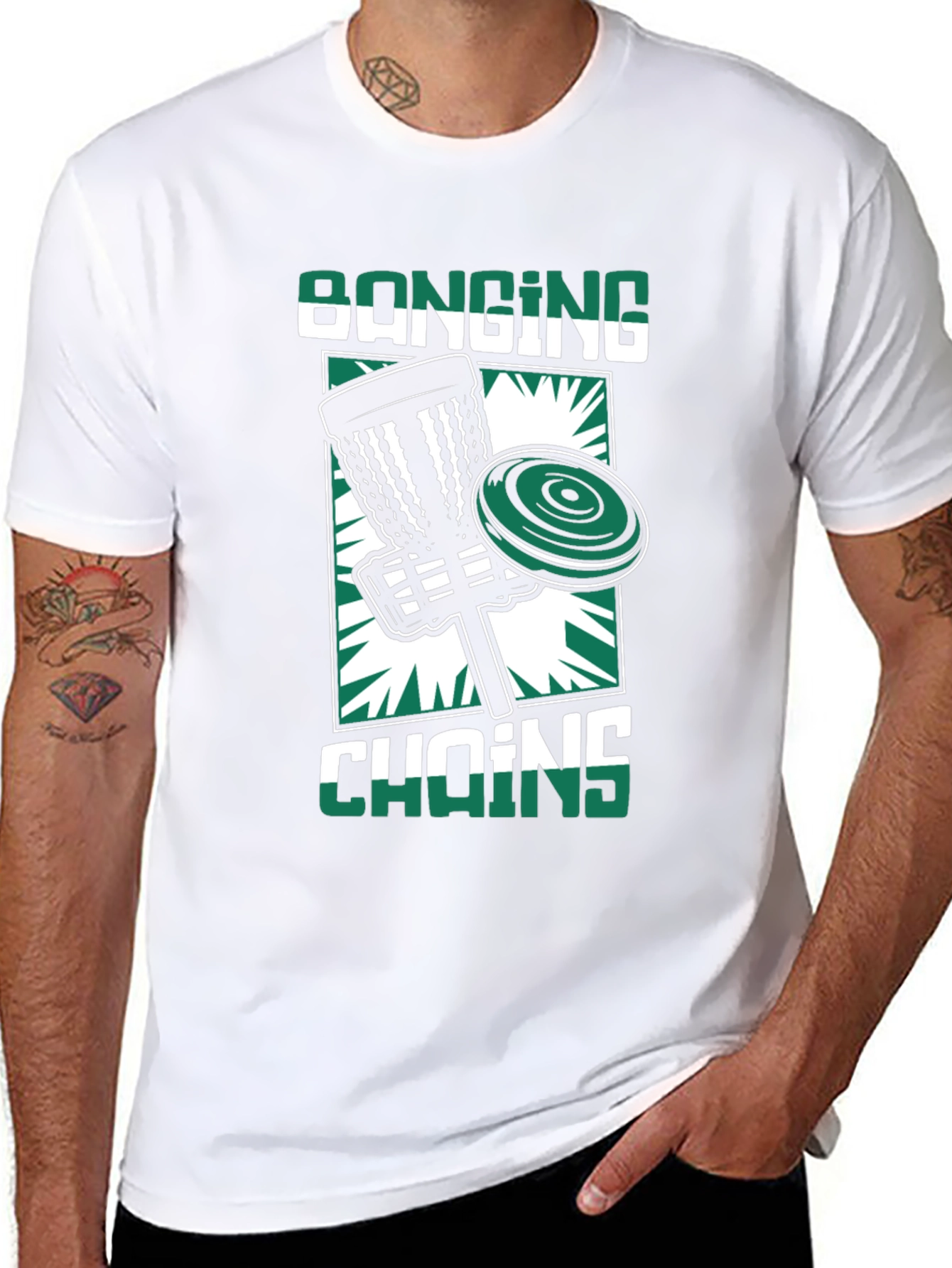 Banging Chains Disc Golf T-Shirt
