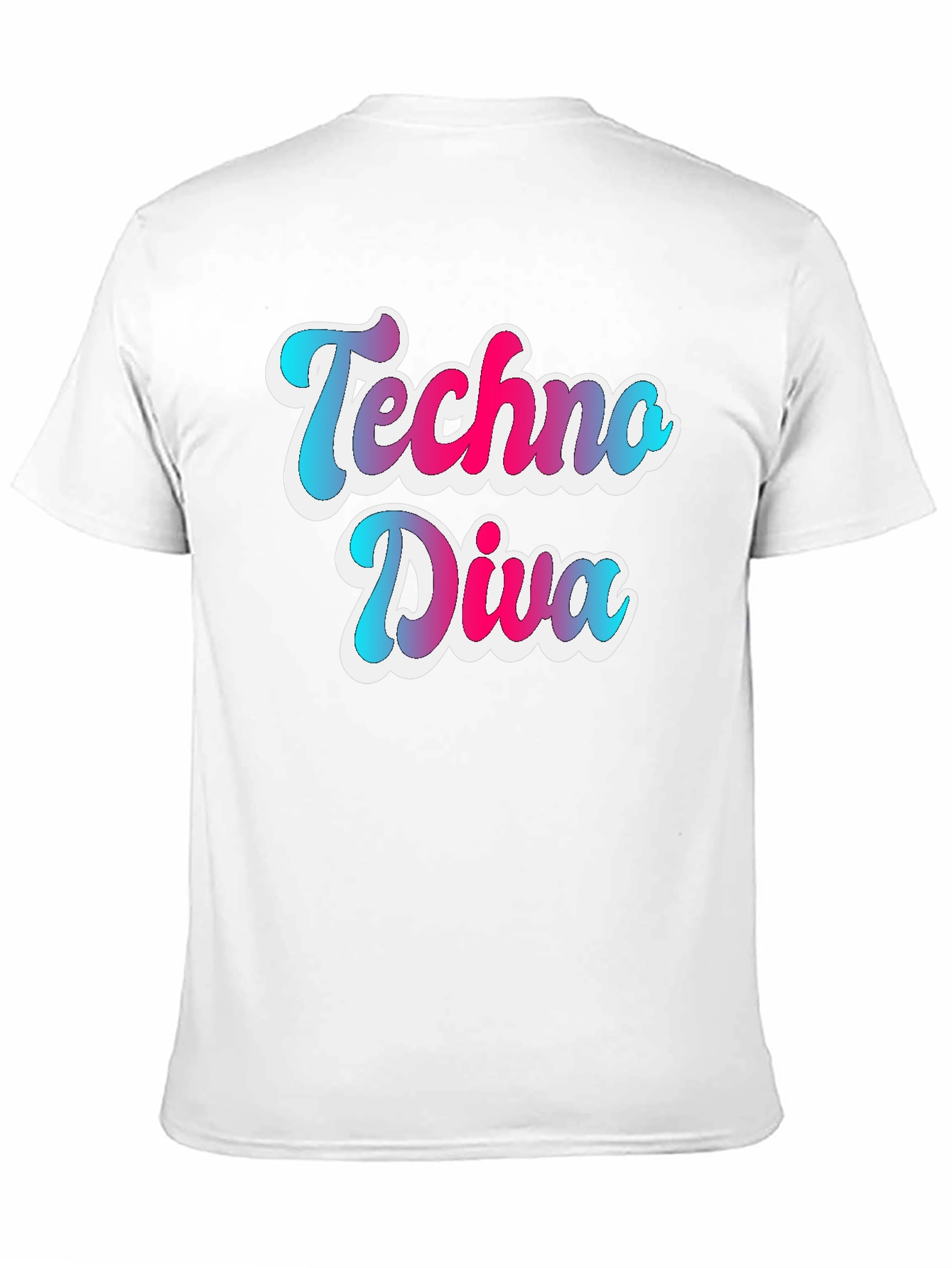 Techno Diva Gradient Graphic Tee