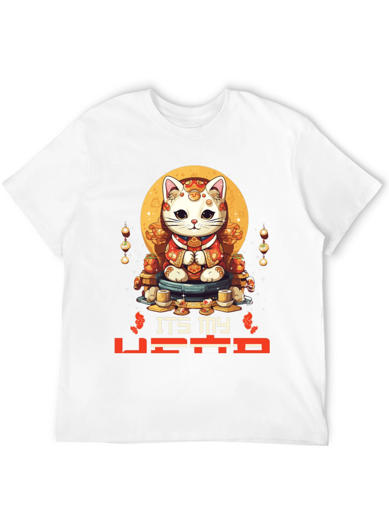 Lucky Cat T-Shirt - Its My Vibe