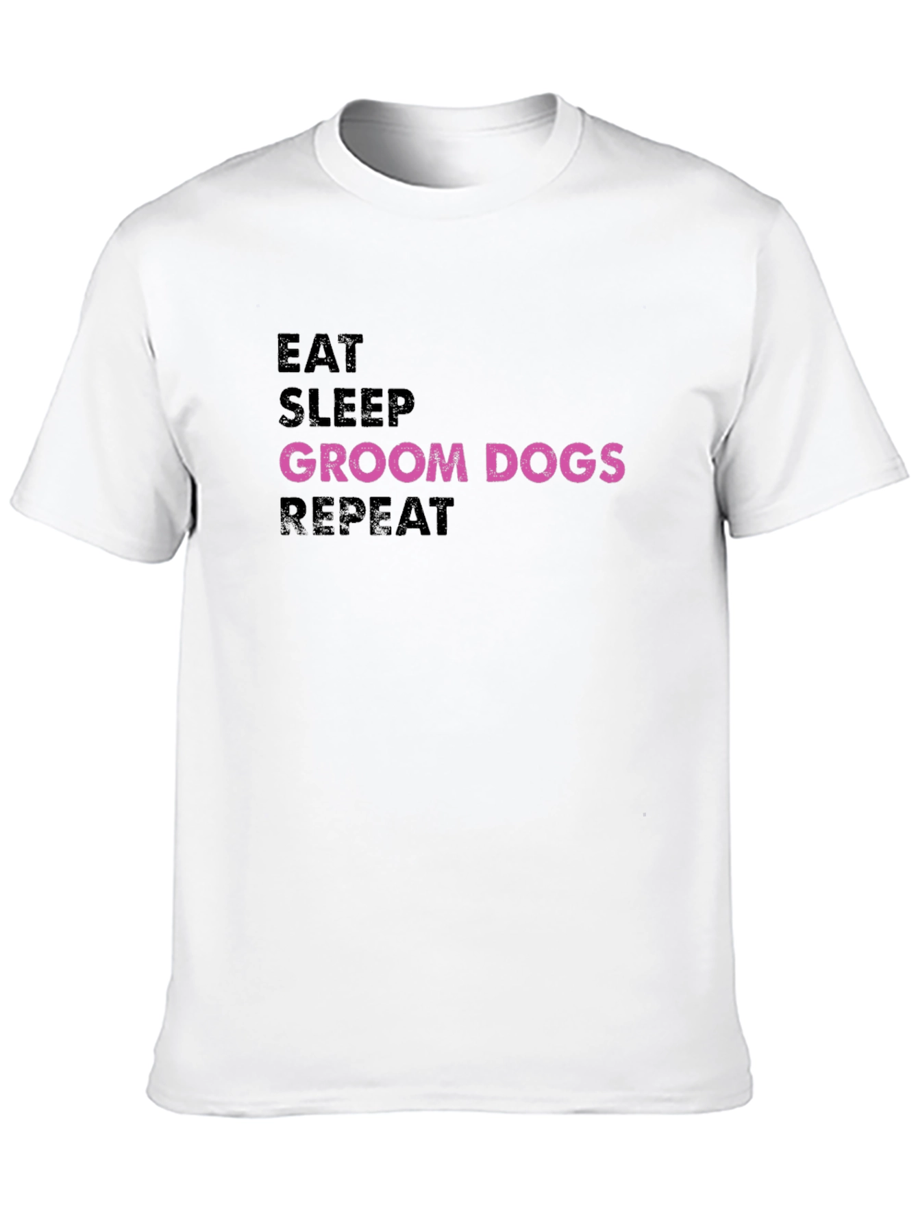 Eat Sleep Groom Dogs Repeat T-Shirt