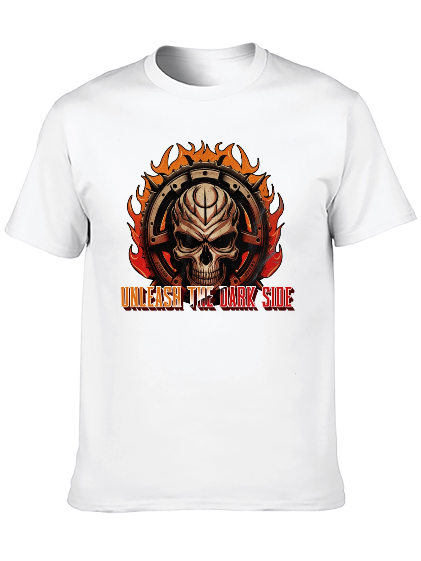 Unleash the Dark Side Skull Graphic Tee