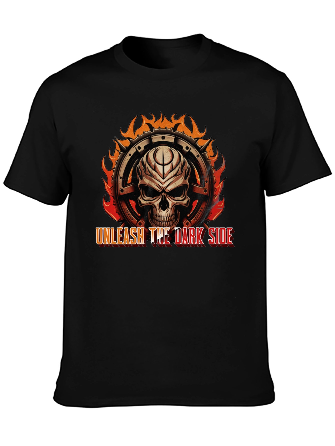 Unleash the Dark Side Skull Graphic Tee