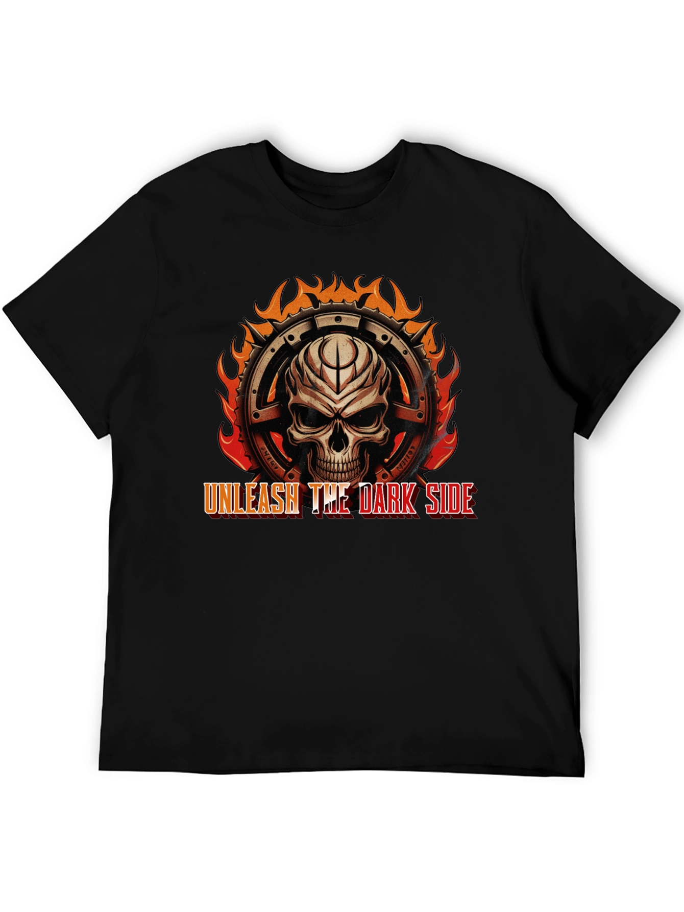 Unleash the Dark Side Skull Graphic Tee