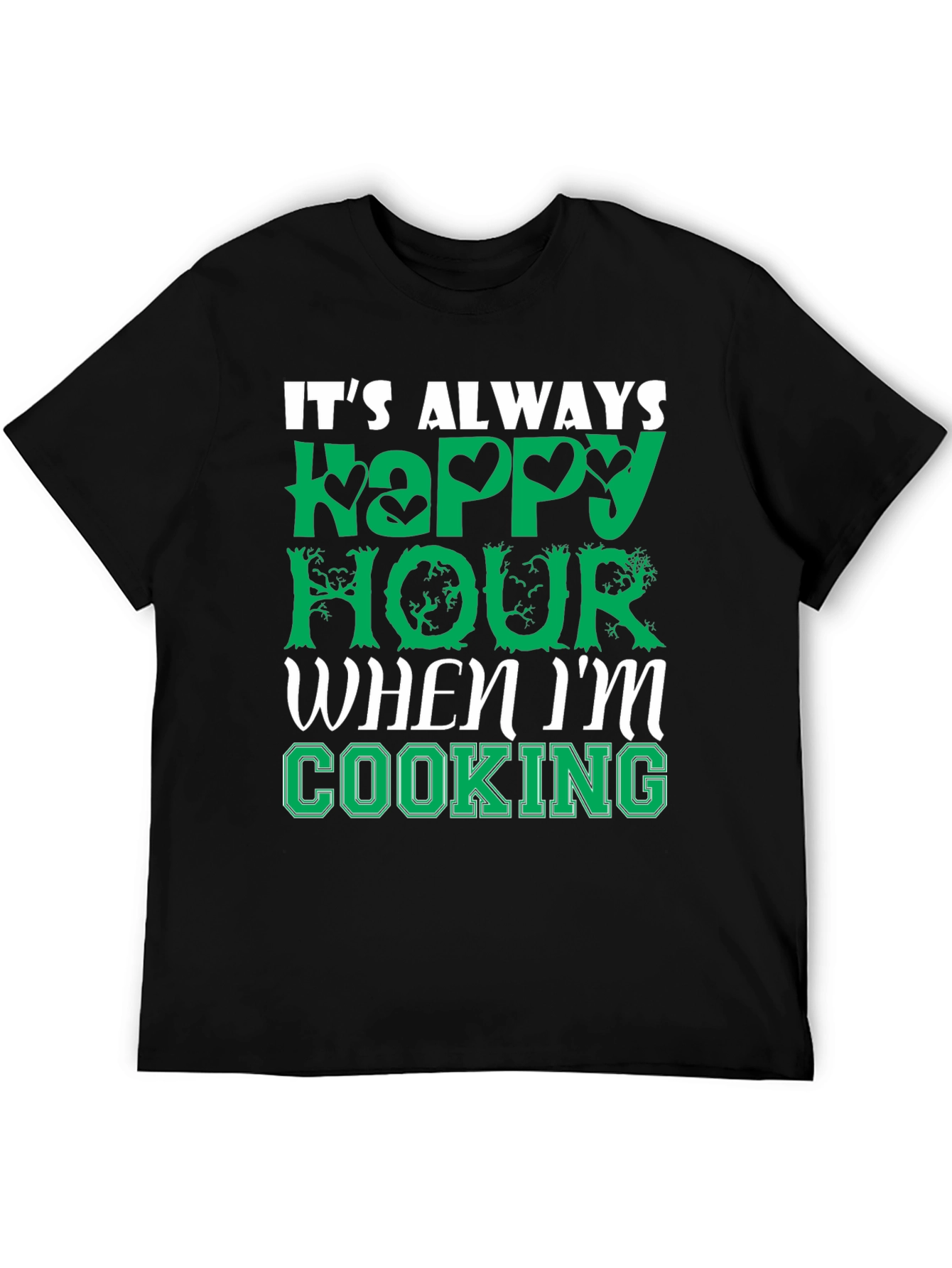 Happy Hour Cooking T-Shirt - Comfy Cotton Tee