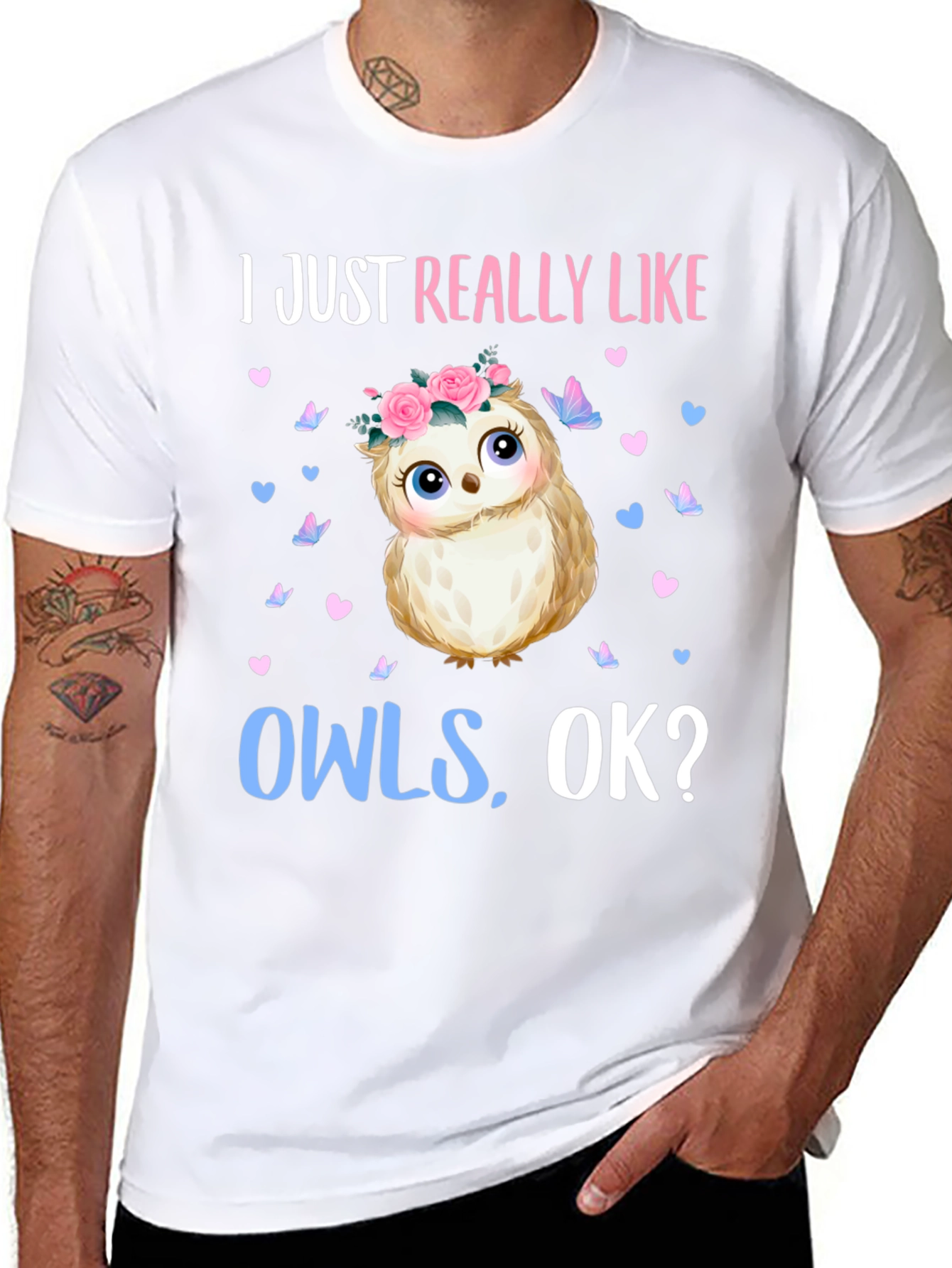 I Just Really Like Owls OK? T-Shirt