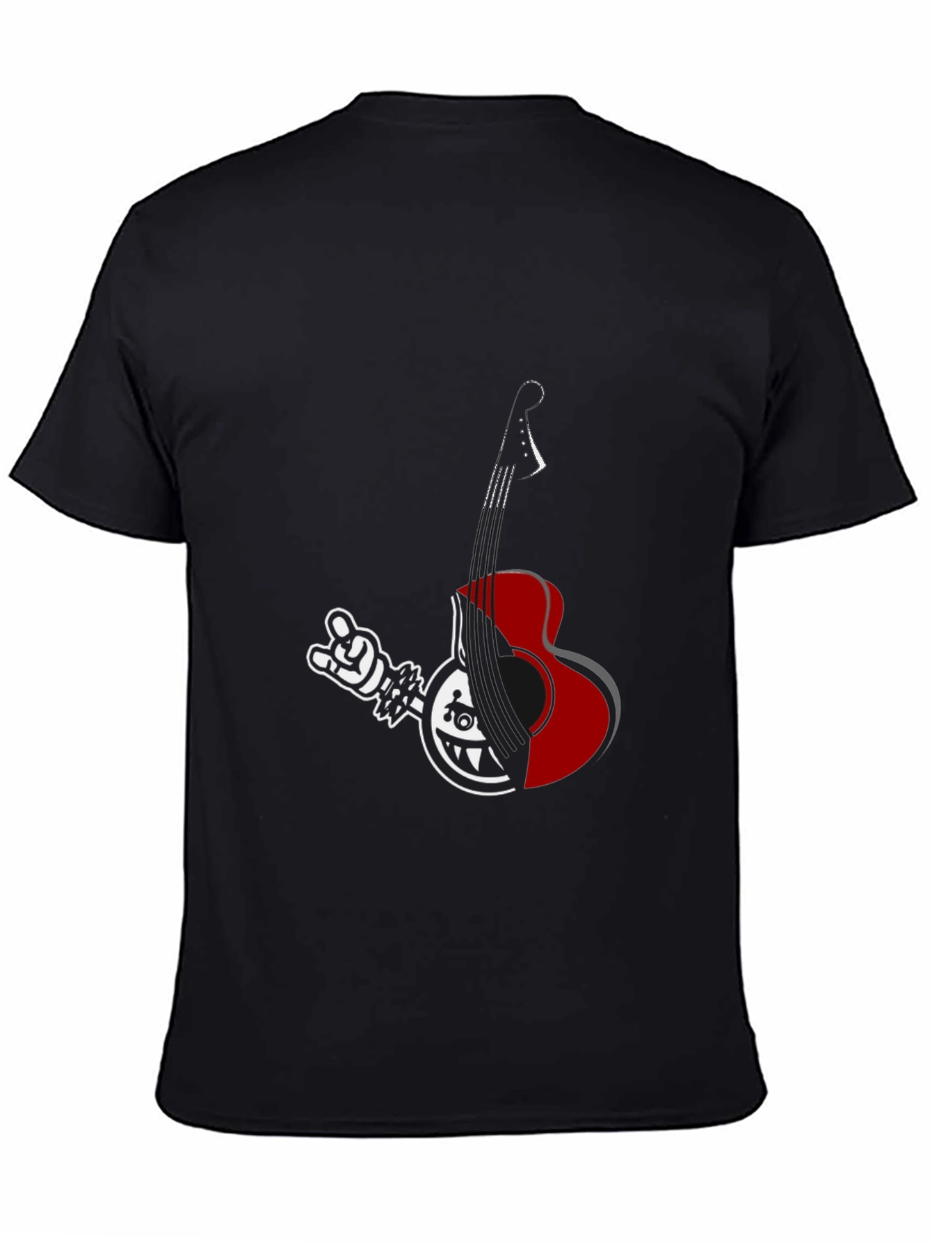 Rock Guitar Graphic T-Shirt - Cool Casual Tee