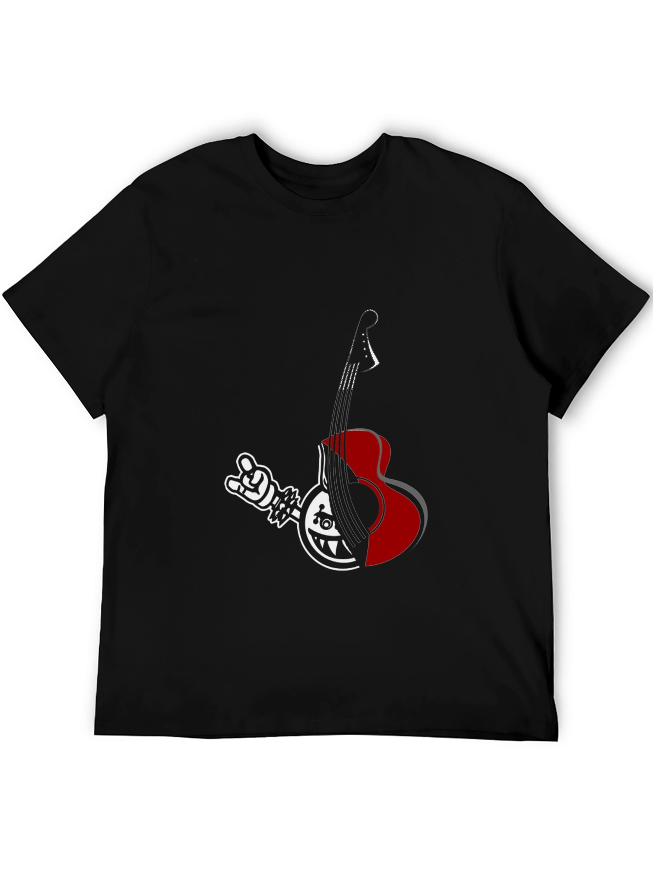 Rock Guitar Graphic T-Shirt - Cool Casual Tee