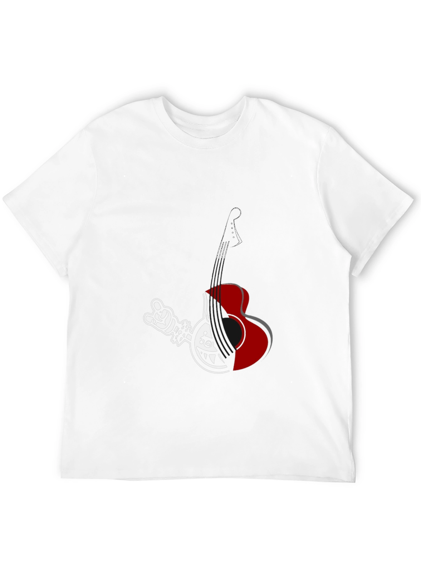 Rock Guitar Graphic T-Shirt - Cool Casual Tee