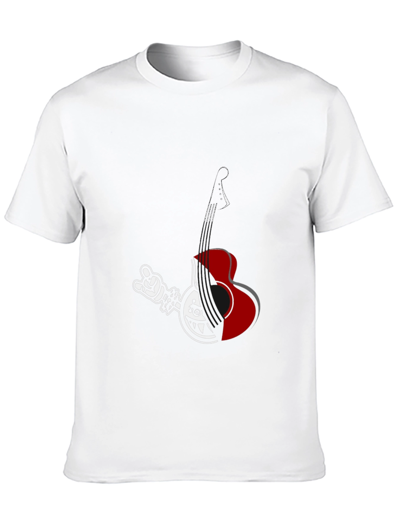 Rock Guitar Graphic T-Shirt - Cool Casual Tee