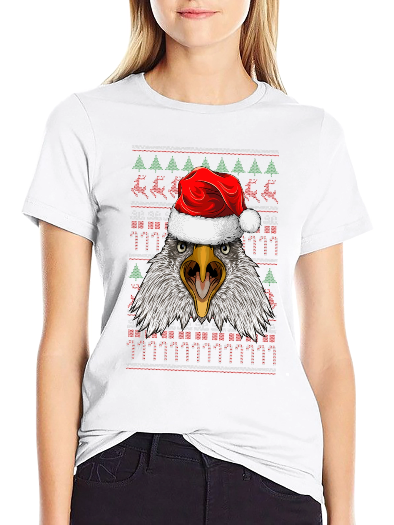 Eagle Christmas Ugly Sweater T-Shirt