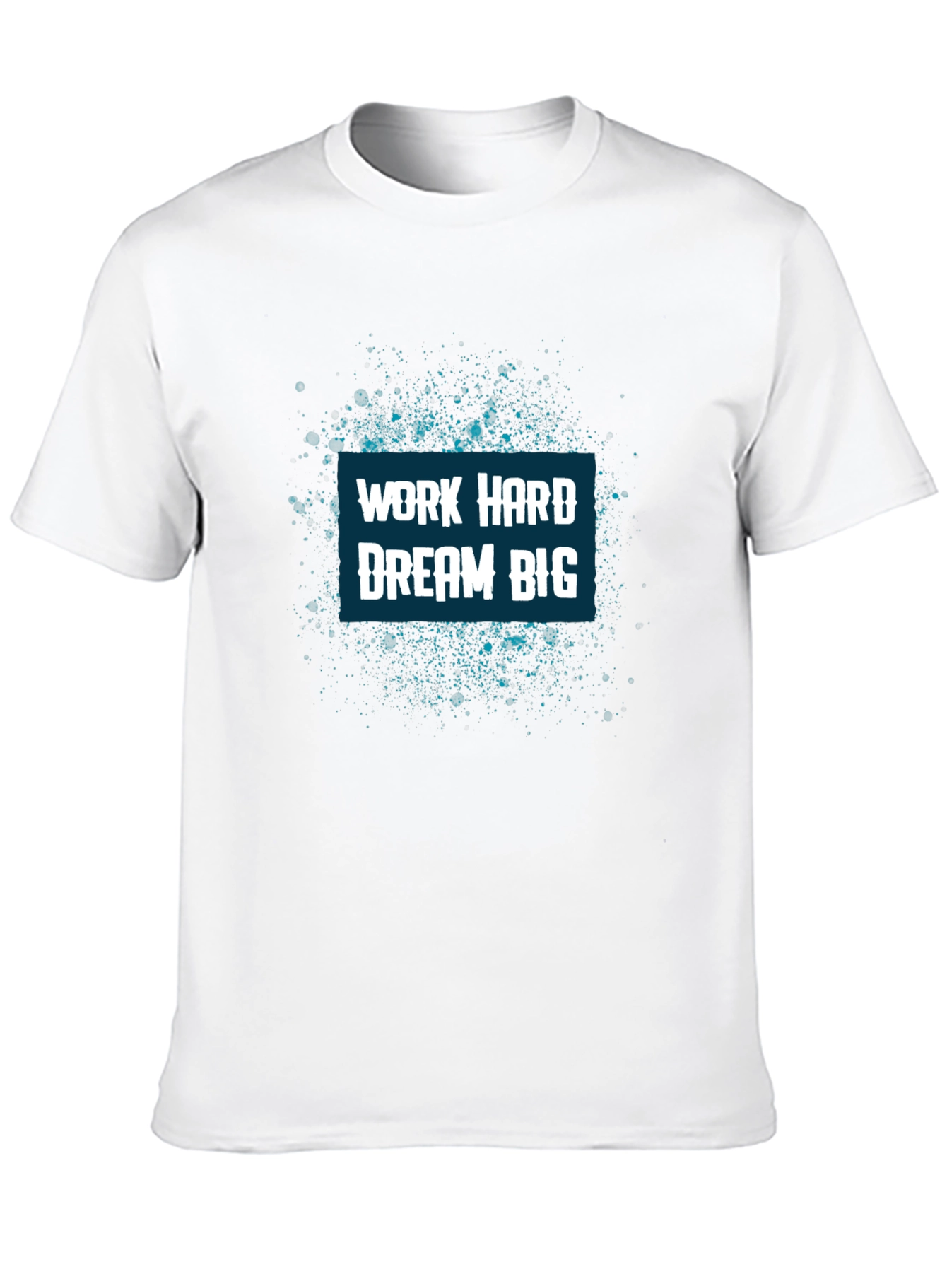 Work Hard Dream Big Graphic Tee - Black