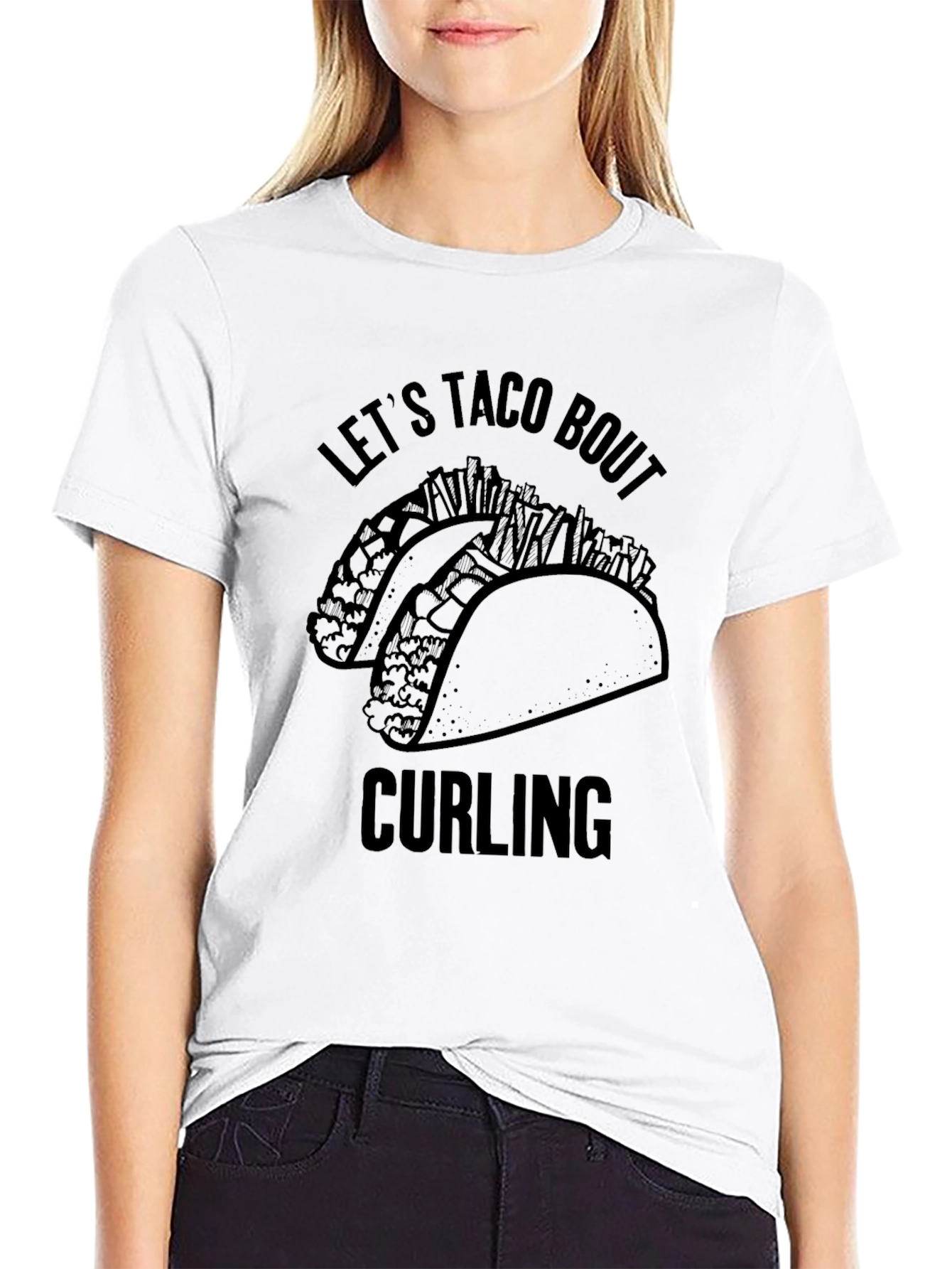 Lets Taco Bout Curling T-Shirt