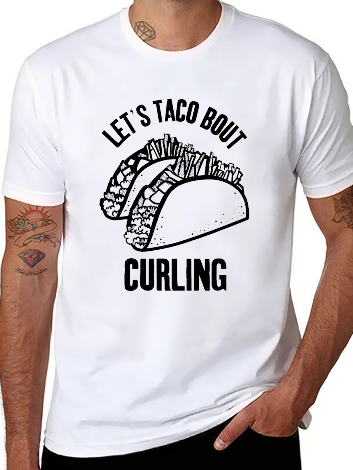 Lets Taco Bout Curling T-Shirt