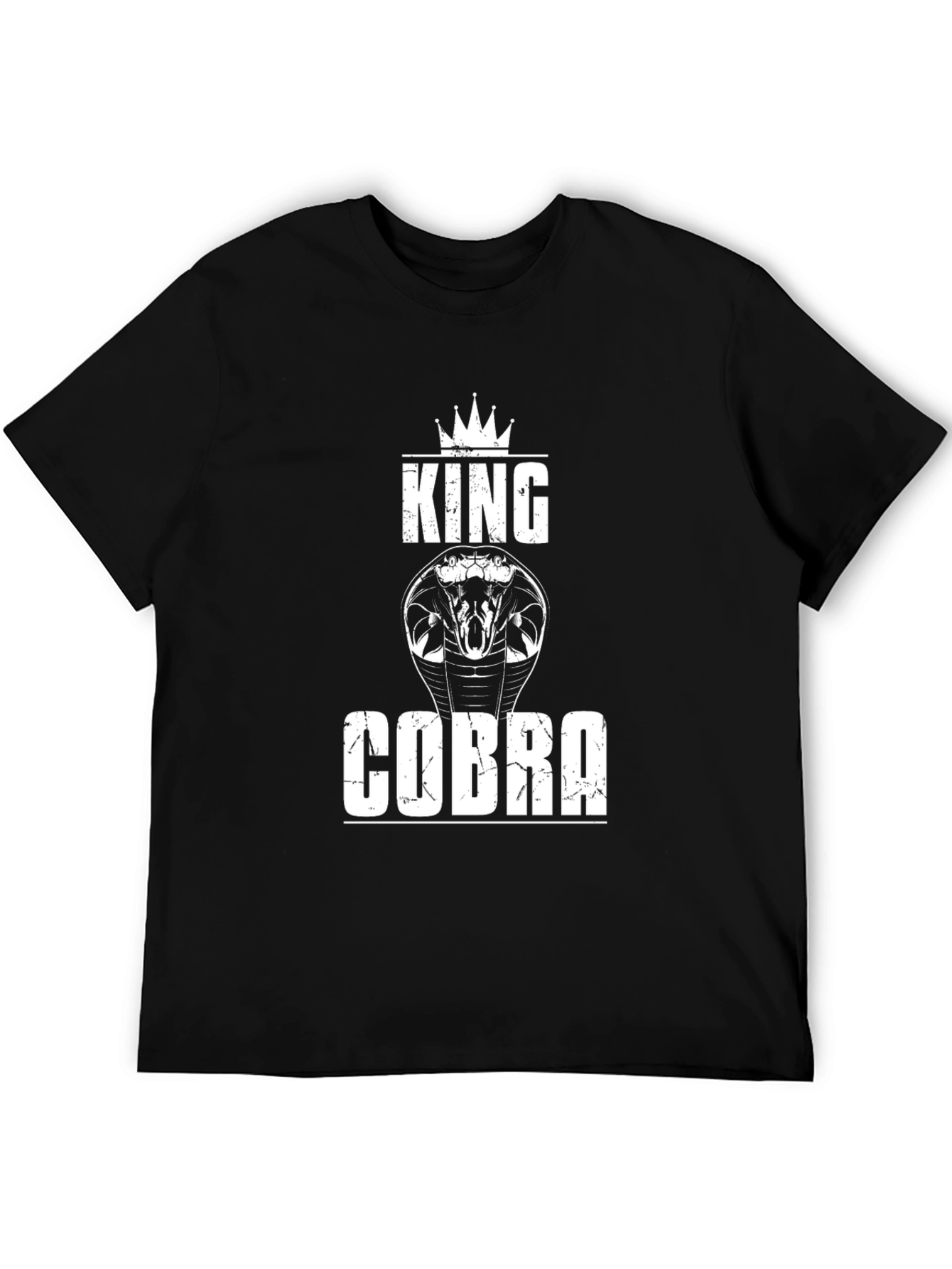King Cobra Graphic T-Shirt - Mens Black Tee