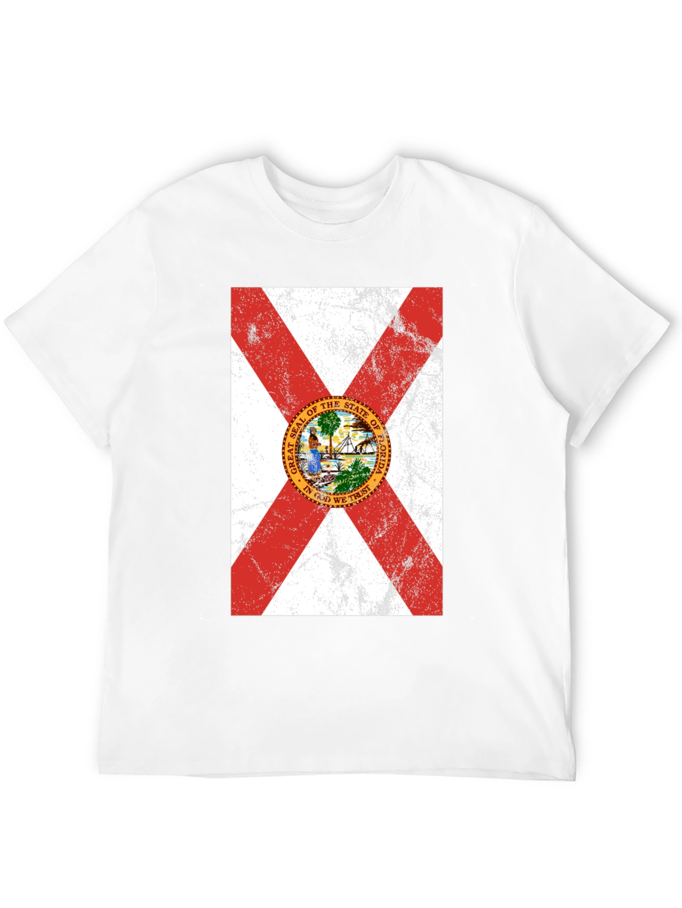 Florida Flag T-Shirt - Distressed Graphic Tee