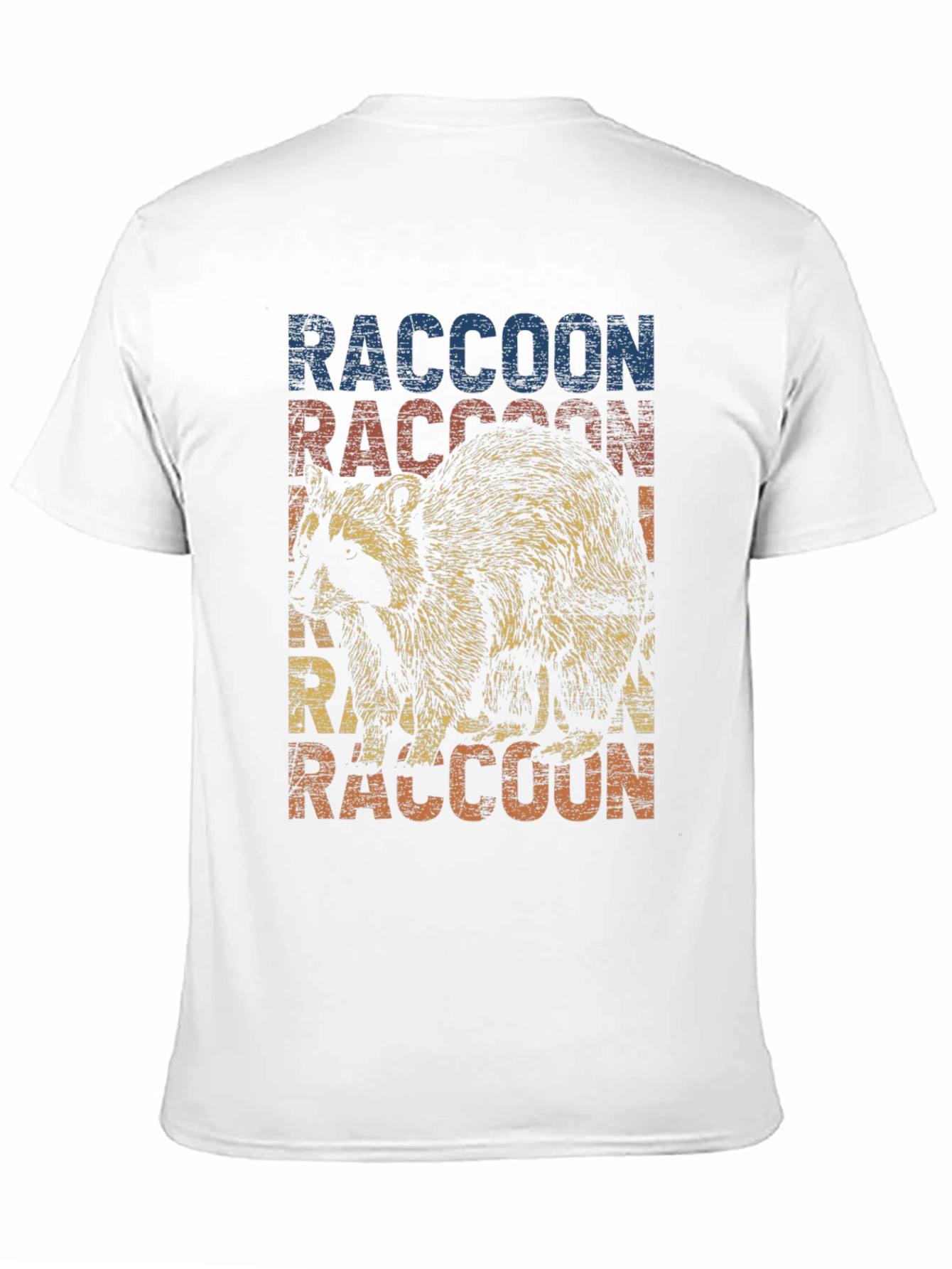 Retro Raccoon Graphic T-Shirt - Cool Animal Tee