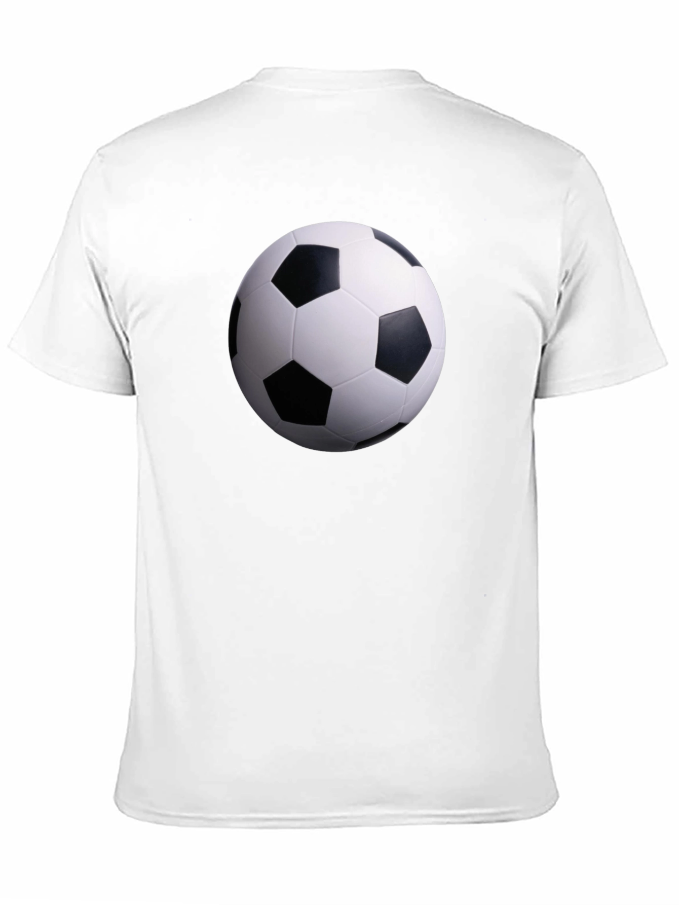 Soccer Ball Graphic Black T-Shirt