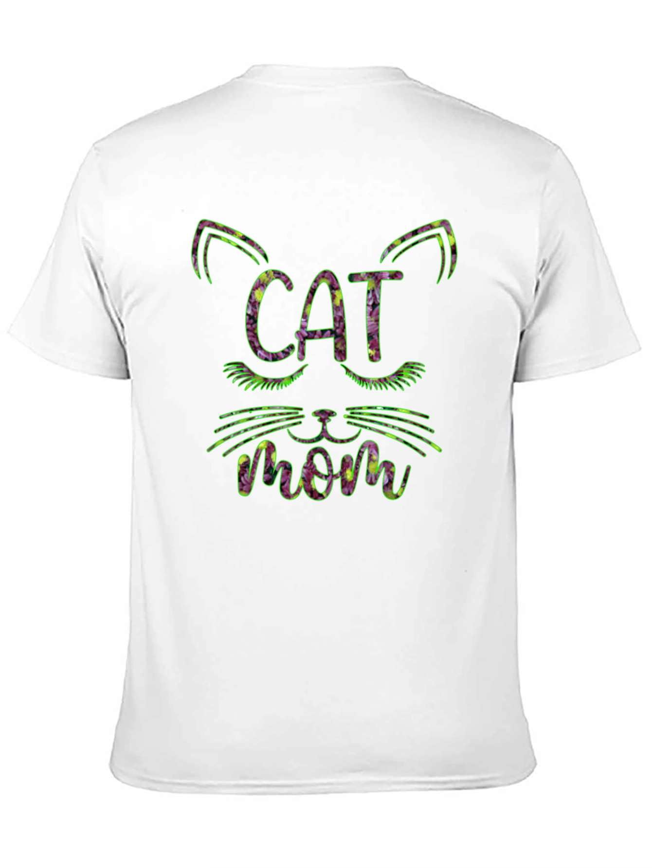 Cat Mom Floral T-Shirt