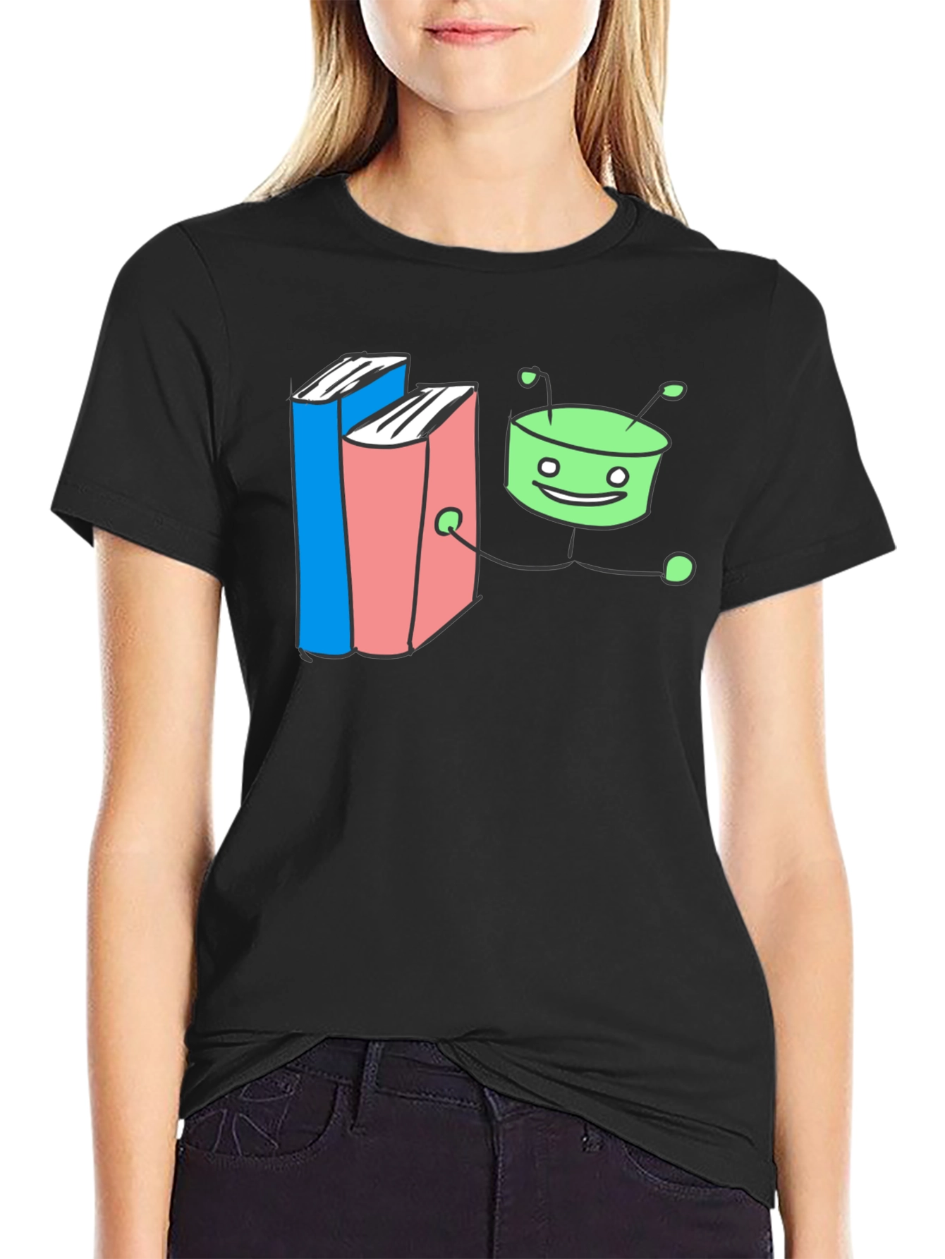 Bookworm T-Shirt - Quirky Reader Tee