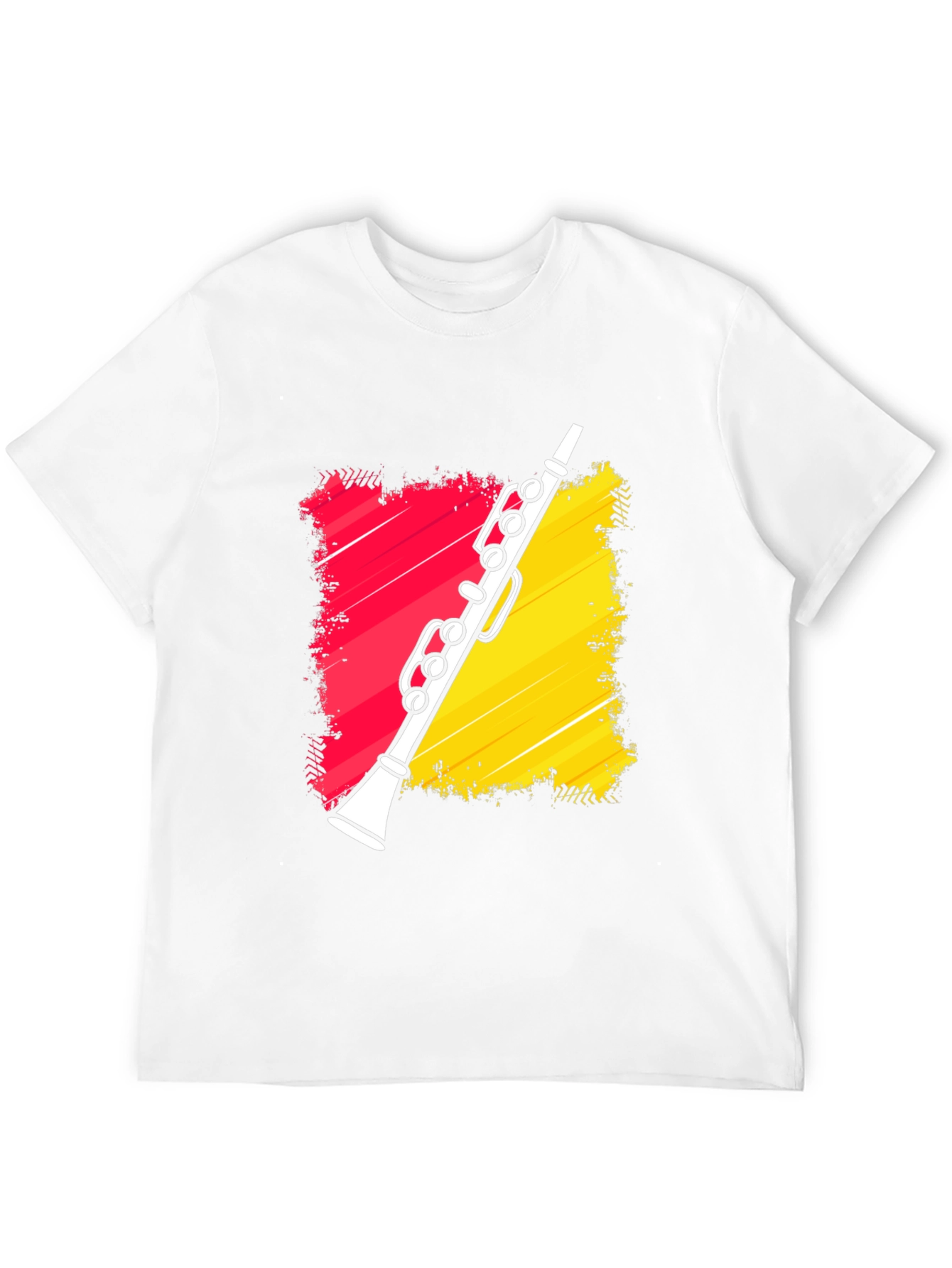 Clarinet Graphic Tee - Musical Instrument T-Shirt