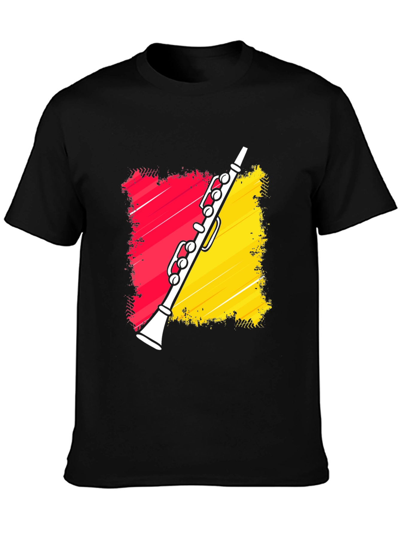 Clarinet Graphic Tee - Musical Instrument T-Shirt
