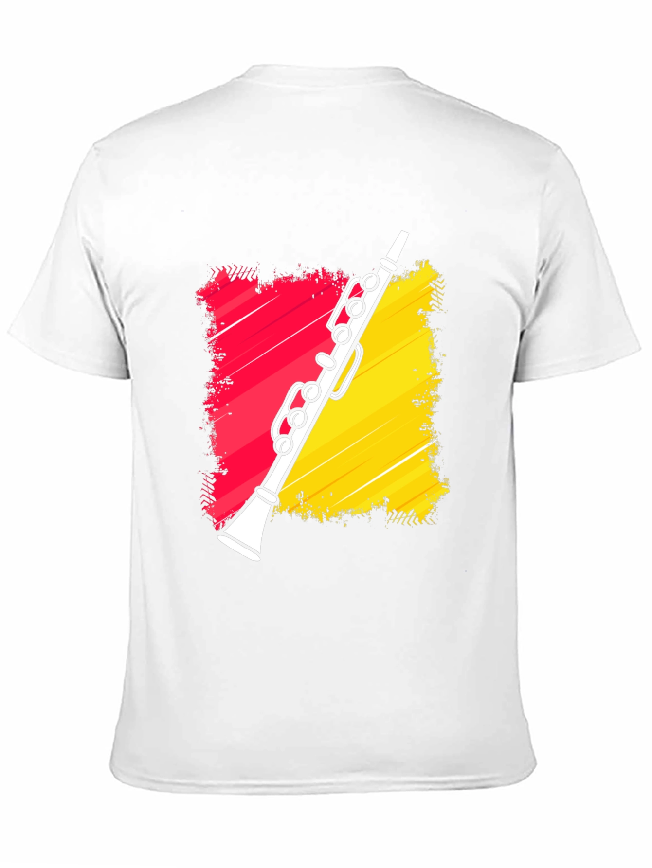 Clarinet Graphic Tee - Musical Instrument T-Shirt