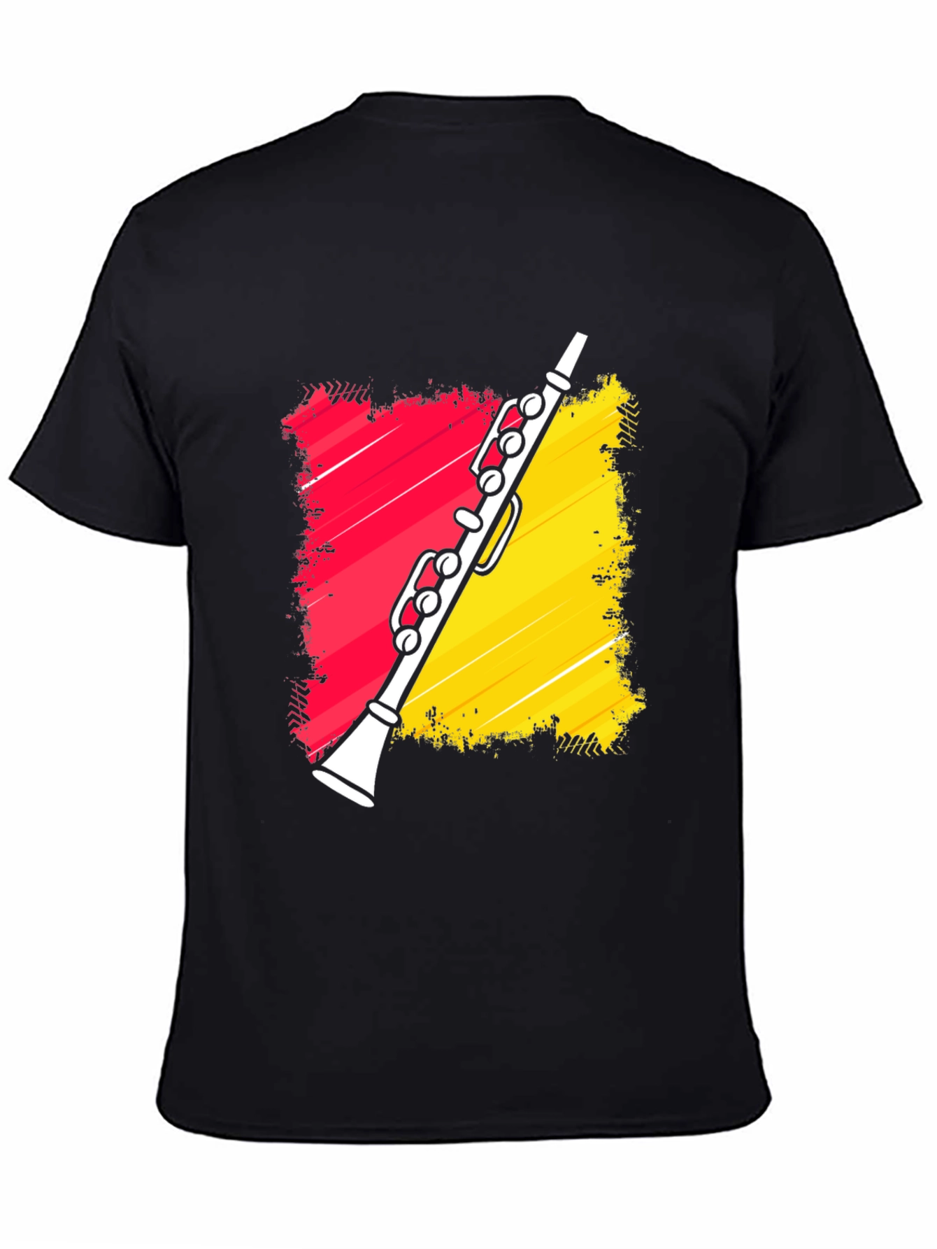 Clarinet Graphic Tee - Musical Instrument T-Shirt
