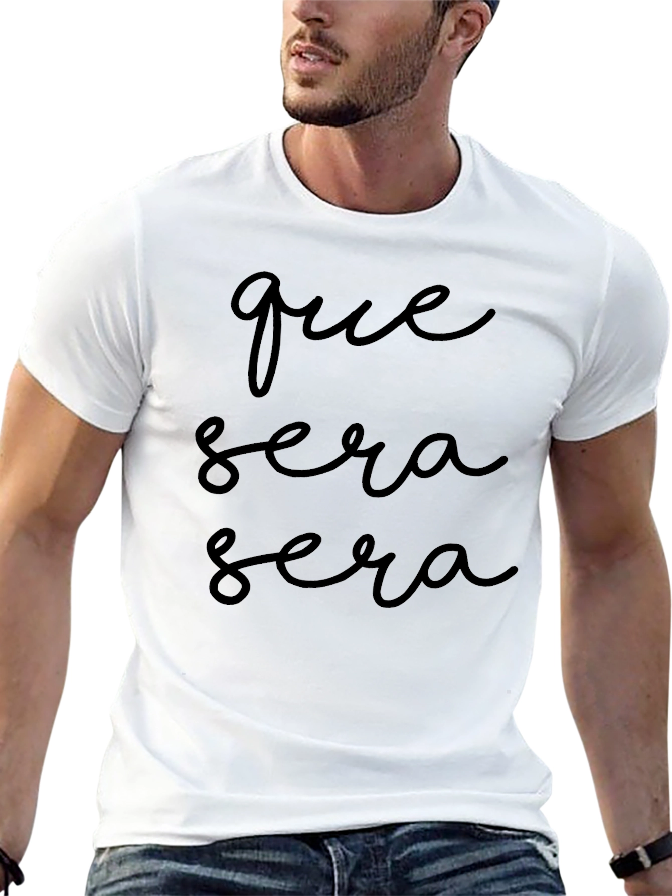 Que Sera Sera T-Shirt - Classic Black Tee