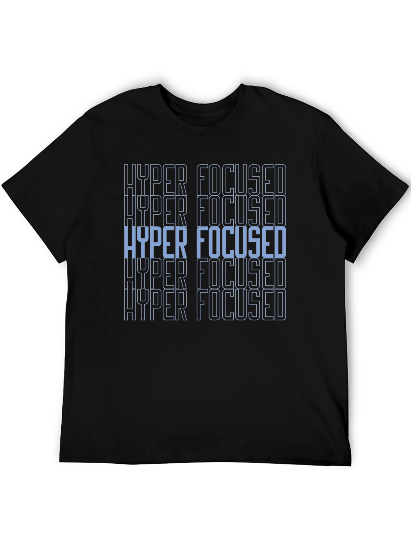 Hyper Focused Graphic T-Shirt - Mens Black Tee
