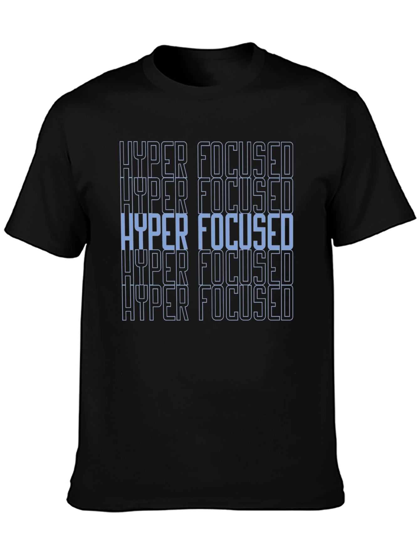 Hyper Focused Graphic T-Shirt - Mens Black Tee