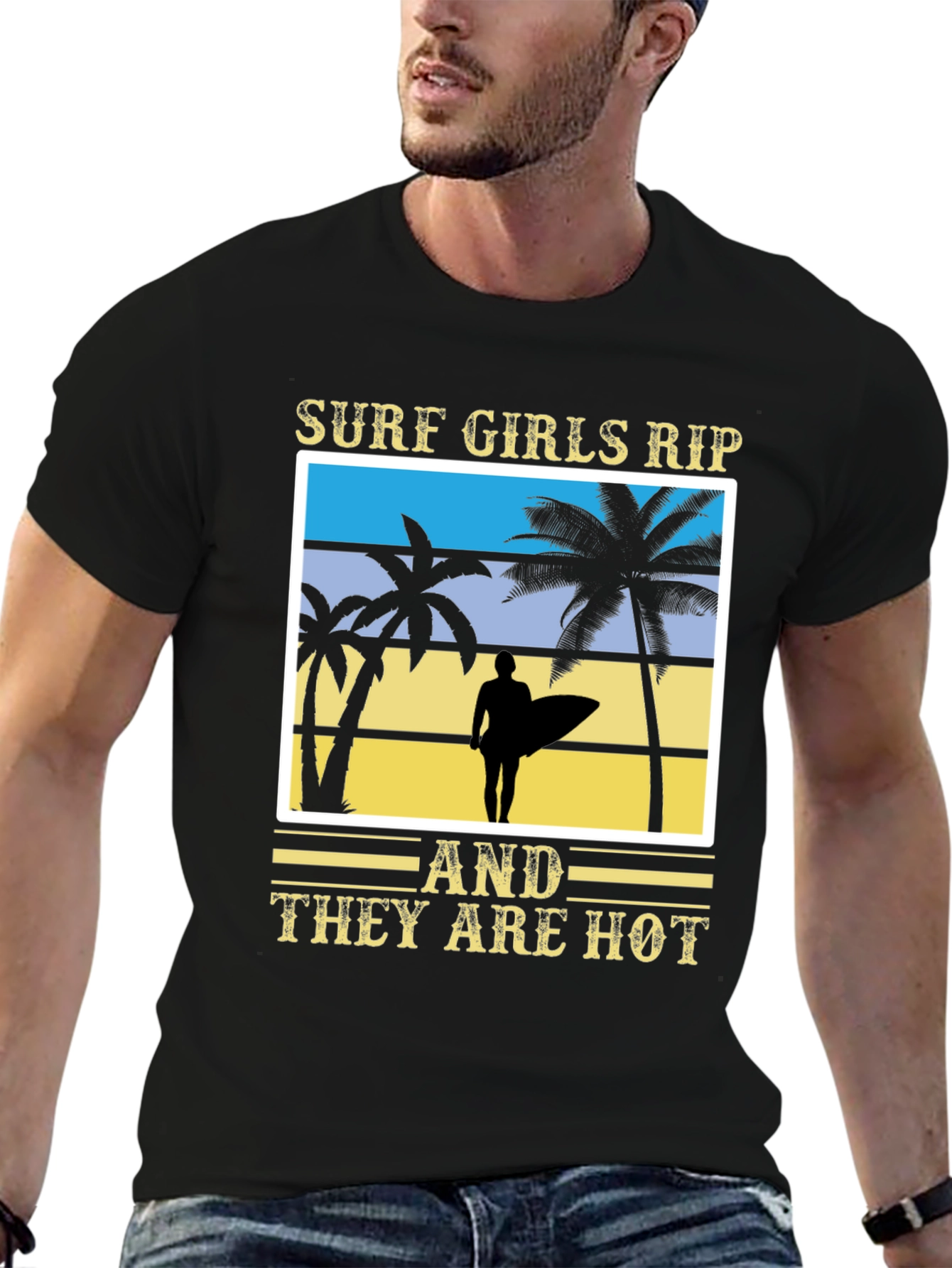 Surf Girls Graphic Tee - Beach Vibes T-Shirt