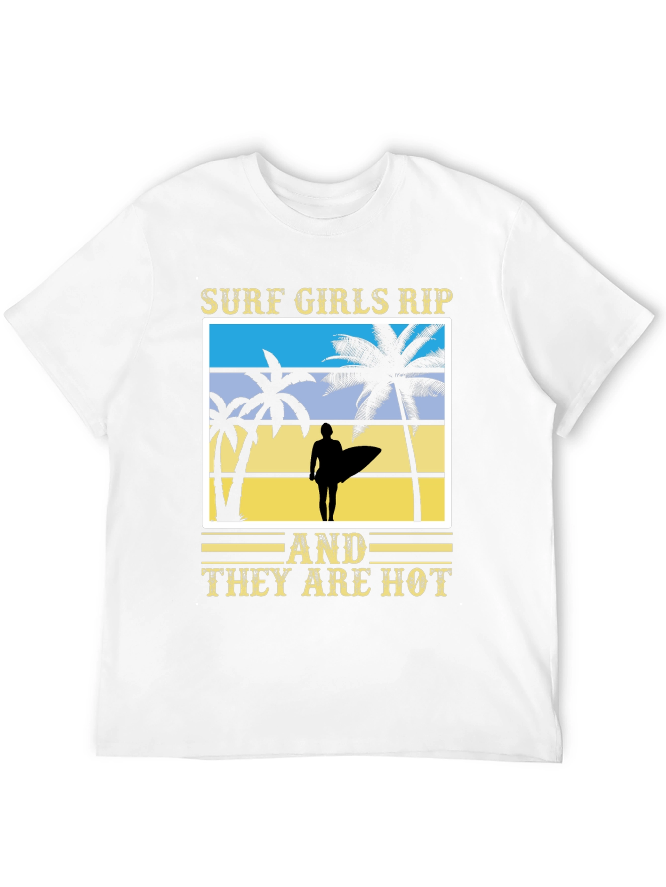 Surf Girls Graphic Tee - Beach Vibes T-Shirt