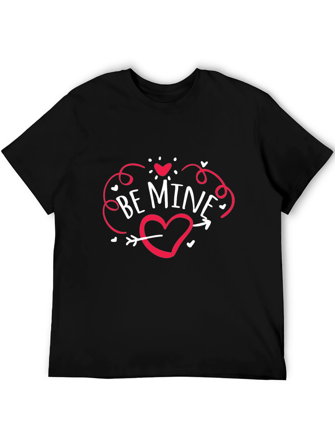 Be Mine Heart Valentines Day T-Shirt