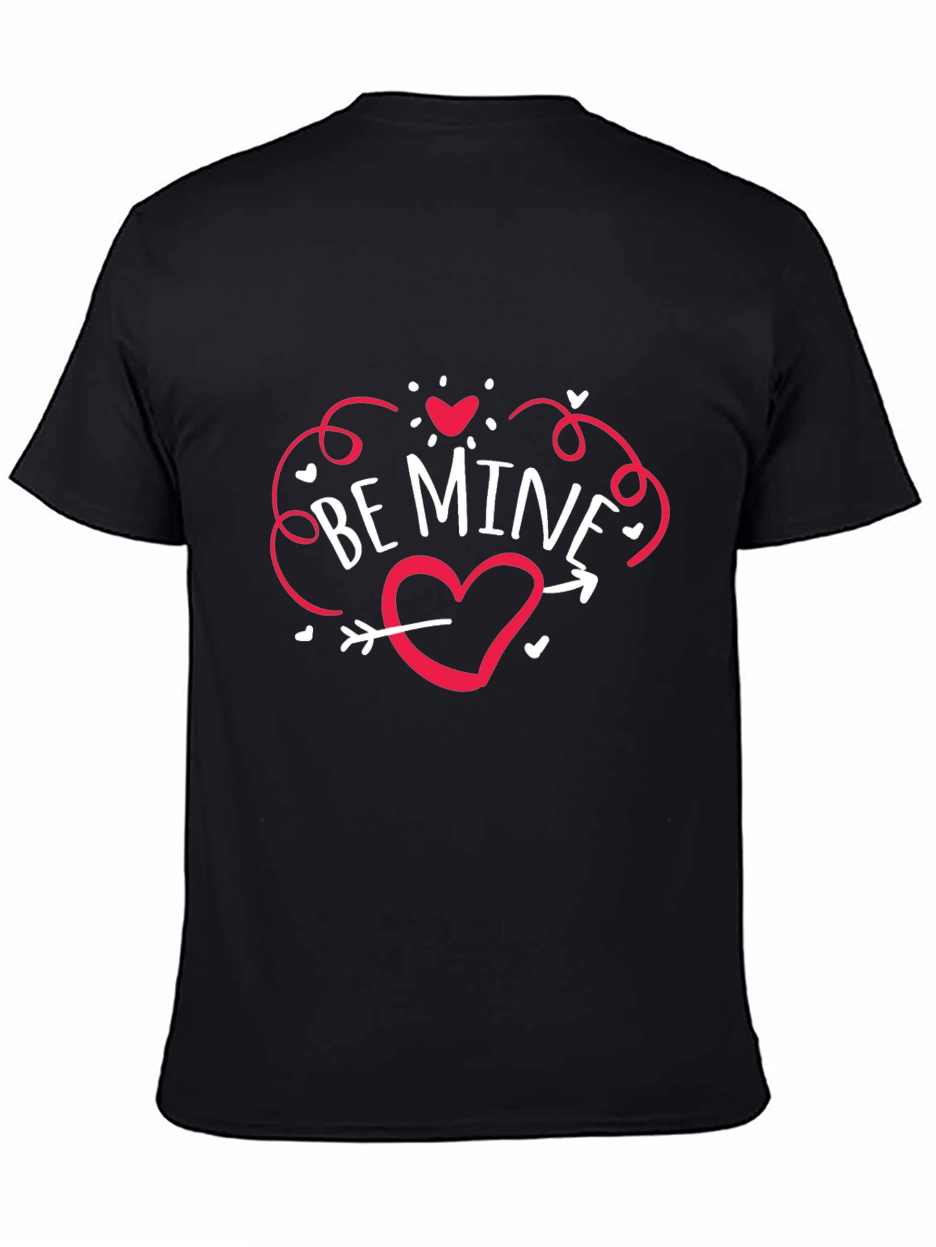 Be Mine Heart Valentines Day T-Shirt