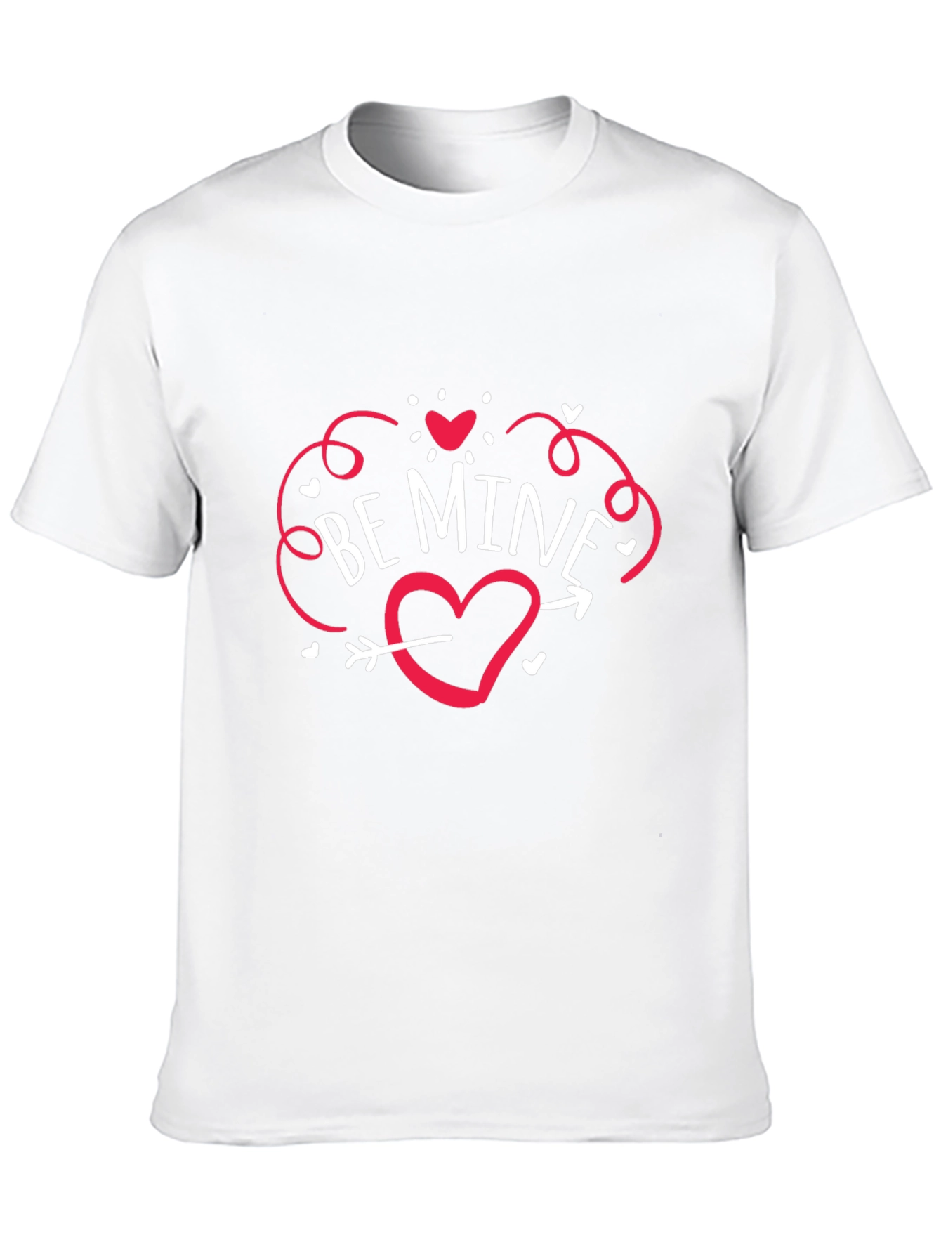 Be Mine Heart Valentines Day T-Shirt