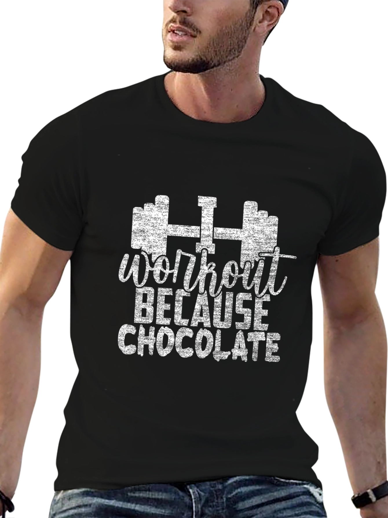 Workout Because Chocolate T-Shirt