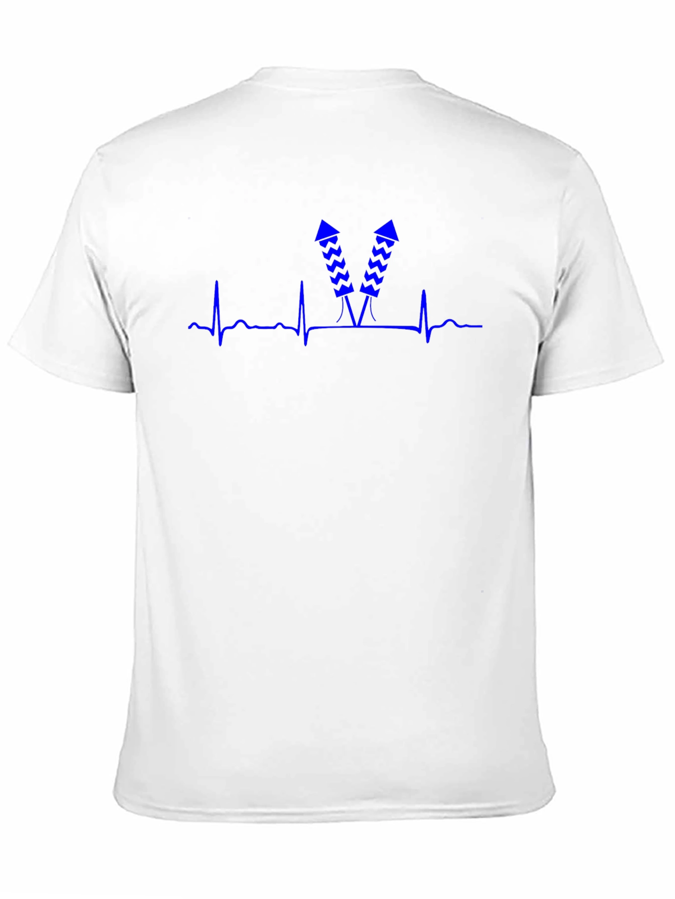 Heartbeat Fireworks T-Shirt - Black