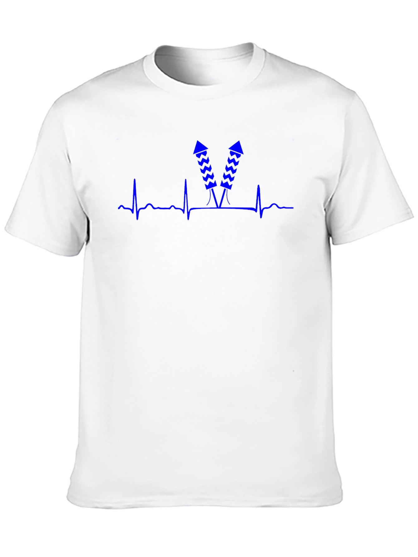 Heartbeat Fireworks T-Shirt - Black
